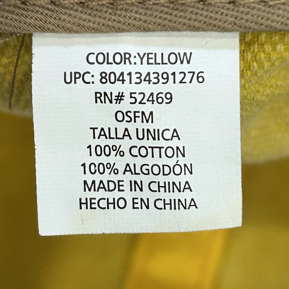 Be Kind Bee Yellow Dad Hat Strapback OSFM Cotton Embroidered‎ Cap
